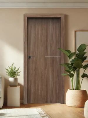 Komplet z ościeżnicą drzwi wewnętrzne Porta orzech ciemny verona drewno 80