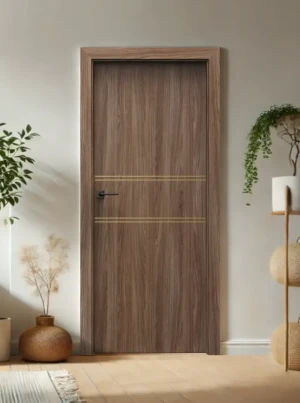Komplet z ościeżnicą drzwi wewnętrzne Porta orzech ciemny verona drewno 80