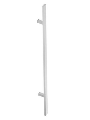 Antaba prostokątna inox 150 cm prosta - pochwyt do drzwi zewnętrznych