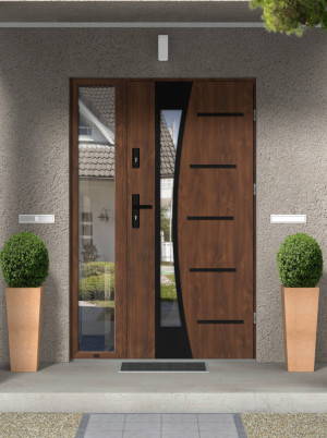 Agama Black Premium Plus - drzwi zewnętrzne z dostawką (Czyste Powietrze)