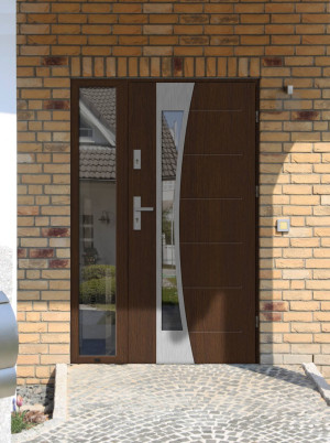 Bellis Premium Plus - drzwi zewnętrzne z dostawką (Czyste Powietrze)