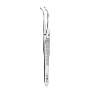 Pęseta dentystyczna Perry wygięta wąska 13 cm