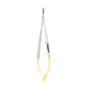 Igłotrzymacz Castroviejo mikrochirurgiczny prosty TC 18cm