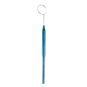 Uchwyt do lusterka stomatologicznego Hinte® Titanium Royal Blue 13 cm + lusterko Gratis