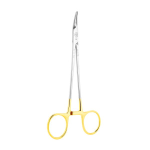 Igłotrzymacz Crile-Wood zagięty TC 15,5 cm