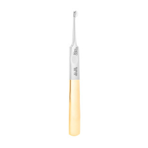 Radełko do manicure w kształcie V Tendo Solingen Gold Line
