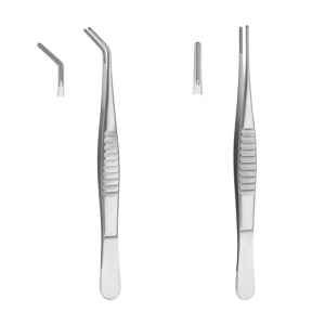 Pęseta DeBakeya anatomiczna 1.5-3.0 mm 16-30 cm