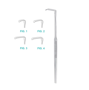 Hak chirurgiczny mini Langenbeck Green 16 cm Fig.1-4