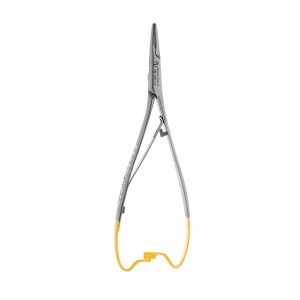 Imadło chirurgiczne Mathieu-Vascular Tc gold proste