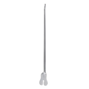 Zgłębnik rowkowy typu Nelaton zagięty 16 cm