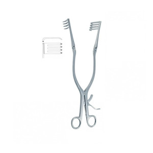 Hak chirurgiczny ostry automatyczny typu Beckmann-Adson 31 cm