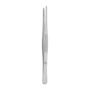 Pęseta anatomiczna rowkowana standard prosta