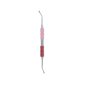 Łyżeczka endodontyczna dwustronna Ruddle z antypoślizgowymi nakładkami