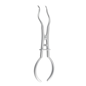 Kleszcze do koferdamu dentystycznego Brewer 17 cm
