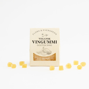Interflora Flora & Evergreen Vingummi med eksotisk smag, vegansk