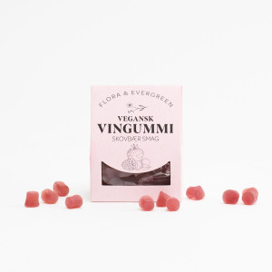 Interflora Flora & Evergreen Vingummi med skovbær smag, vegansk