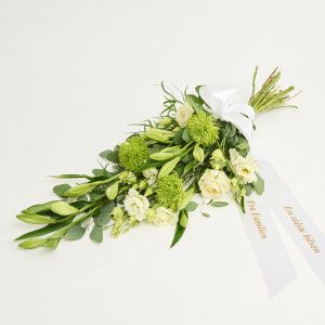 Interflora Bårebuket med bånd