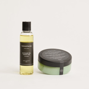 Interflora Badeanstalten- massageolie og bodyscrub