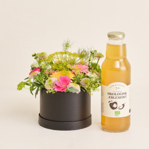 Interflora Den til sommer med Flora & Evergreen Øko æblemost