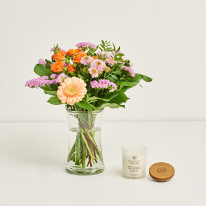 Interflora Den venlige med duftlys