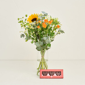 Interflora Sommerdrøm med marcipanhjerter