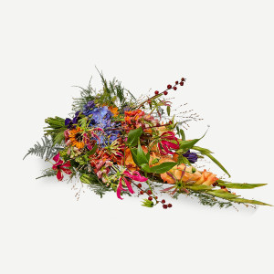Interflora Bårebuket - Et farverigt farvel