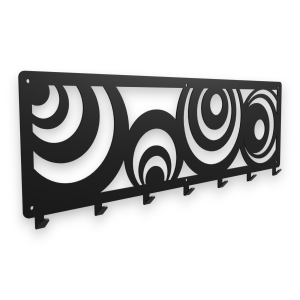 Stalowy, ozdobny wieszak ścienny "Panel-2" 75cm