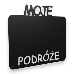 Tablica Podróżnika - metalowa tablica na magnesy