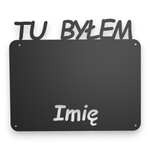 Tablica Podróżnika - metalowa tablica na magnesy