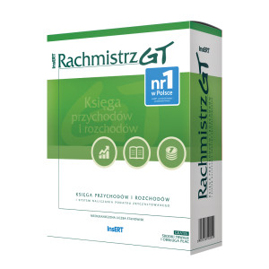 InsERT Rachmistrz GT Księga przychodów i rozchodów Licencja na pracę zdalną/oddziałową