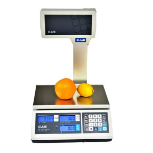 CAS ER Junior Waga kalkulacyjna - 6/15kg - 2/5g - Wyświetlacz wbudowany