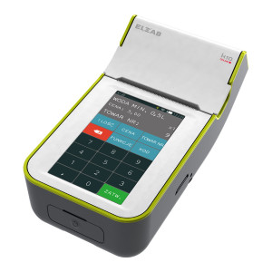 Kasa fiskalna Elzab K10 Online - Bluetooth/WiFi - Biało-zielony