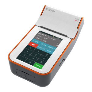 Kasa fiskalna Elzab K10 Online - Bluetooth/WiFi - Biało-pomarańczowy
