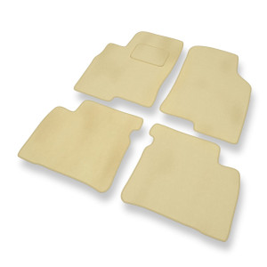 Premium tappetini auto in velluto compatibili con Hyundai XG Berlina (1999-2005) - tappeti auto beige