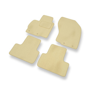 Premium tappetini auto in velluto compatibili con Mitsubishi ASX SUV (2010-2021) - tappeti auto beige