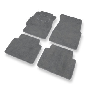 Premium tappetini auto in velluto compatibili con Honda Civic VI Aerodeck, Coupé, Hatchback, Berlina (1996-2000) 3 porte, 4 porte - tappeti auto grig