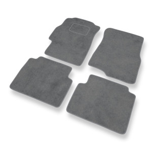 Premium tappetini auto in velluto compatibili con Honda Civic VI Aerodeck, Coupé, Hatchback, Berlina (1996-2000) 5 porte - tappeti auto grigio