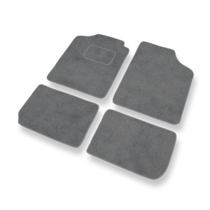Premium tappetini auto in velluto compatibili con Subaru Justy III Hatchback (2003-2007) - tappeti auto grigio