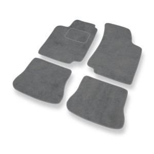 Premium tappetini auto in velluto compatibili con Volkswagen Golf III Hatchback, Cabriolet, Variant (1991-1999) - tappeti auto grigio