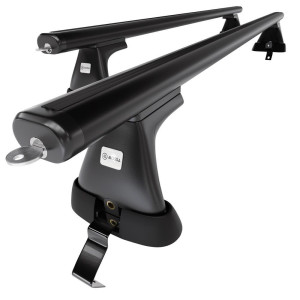 Barre portatutto in alluminio compatibili con Skoda Octavia mk II Liftback (2009-2012) - senza punti di fissaggio di serie - portapacchi auto colore