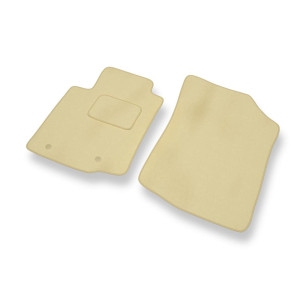 Premium tappetini auto in velluto compatibili con Citroen C1 II Hatchback (2014-2021) - tappeti auto beige