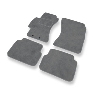 Premium tappetini auto in velluto compatibili con Subaru Impreza III Hatchback, Berlina (2007-2011) - tappeti auto grigio