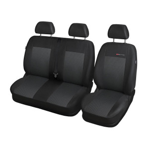 Coprisedili su misura compatibili con Ford Transit Custom II Van, Bus (2023-....) - fodere sedili - set coprisedili auto - E3