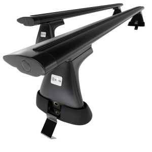 Barre portatutto in alluminio compatibili con Ford Focus mk III Hatchback (2011-2018) - senza punti di fissaggio di serie - portapacchi auto colore n