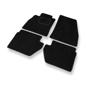 Premium tappetini auto in velluto compatibili con Ford KA+ Hatchback (2016-2021) - tappeti auto nero