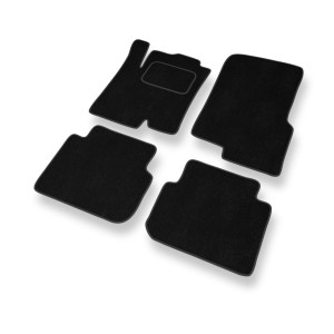 Premium tappetini auto in velluto compatibili con Smart ForFour I Hatchback (2004-2006) - tappeti auto nero