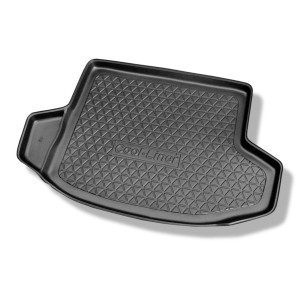 Vasca baule compatibile con Mitsubishi Lancer Sportback (10.2008-08.2017) - con e senza altoparlante (subwoofer) - tappetino per bagagliaio - tappeto