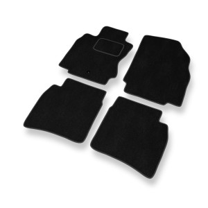 Premium tappetini auto in velluto compatibili con Nissan Note E11 Monovolume (2004-2013) - tappeti auto nero
