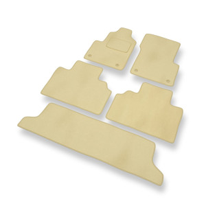 Premium tappetini auto in velluto compatibili con Renault Espace III Monovolume (1996-2002) - tappeti auto beige