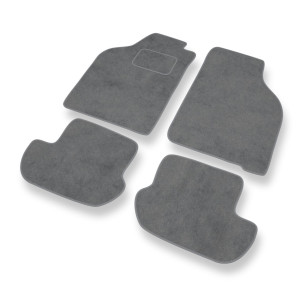 Premium tappetini auto in velluto compatibili con Ford KA I Hatchback (1996-2008) - tappeti auto grigio